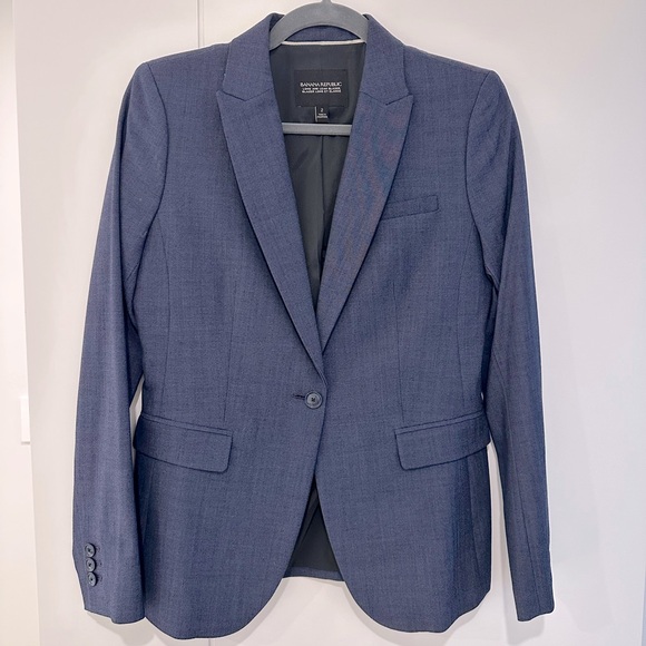 Banana Republic Navy Blazer - Picture 1 of 3
